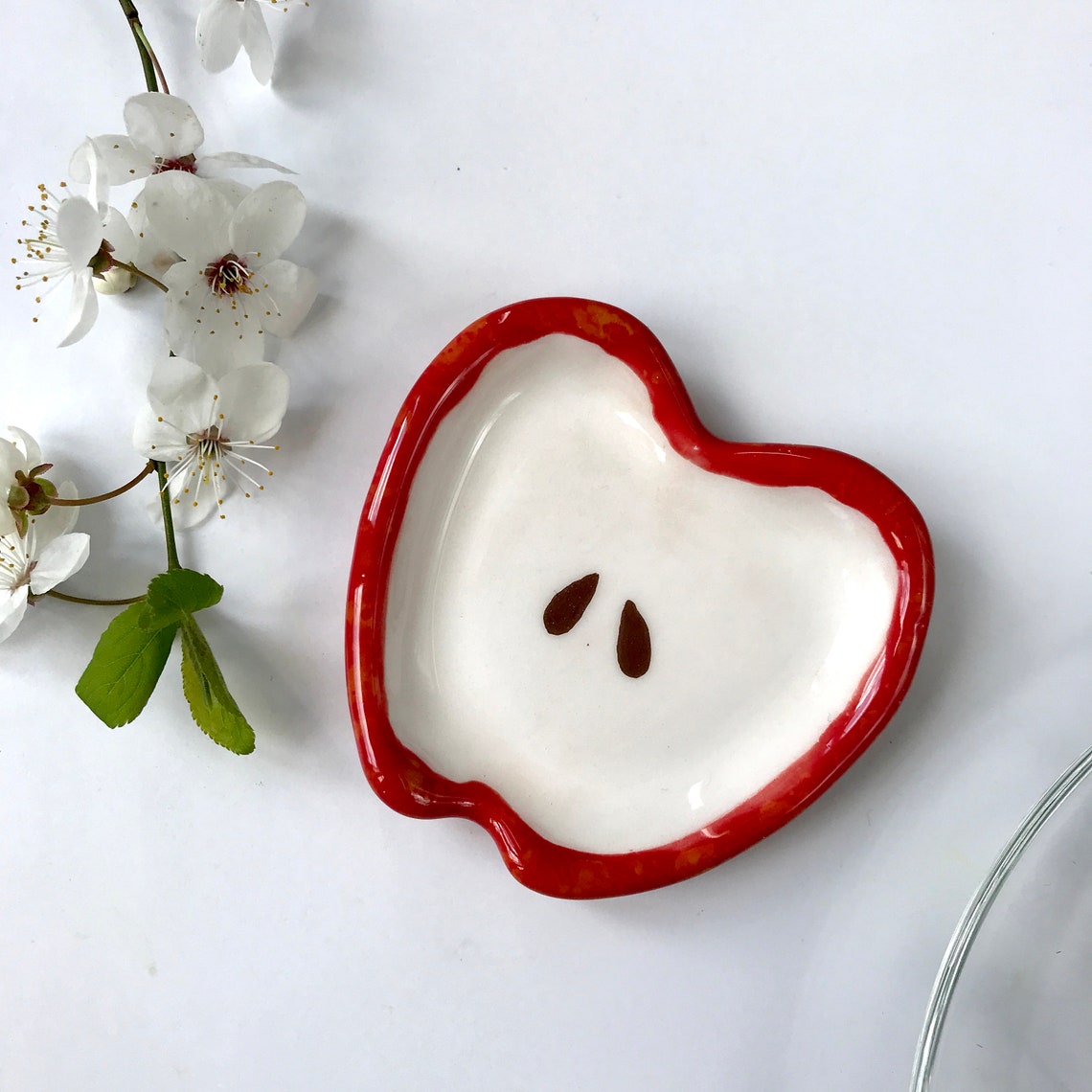 Birnen & Apfel Teebeutel Halter Gerichte. Satz von 2 | Etsy