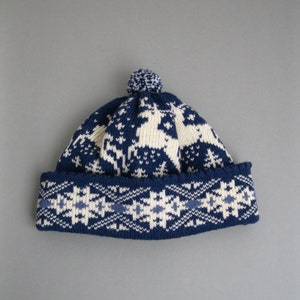 Vintage 70s Wool Winter Hat 1970s Ski Hat