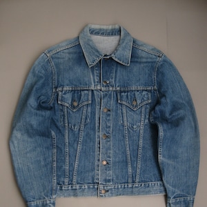 Vintage 70s Levi&#39;s Type 3 Denim Jacket 1970s Faded Denim Jacket