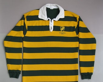Vintage 80s Canterbury of New Zealand Waikato Rygby Shirt 1980s