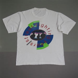 Vintage 80s Simple Minds Street Fighting Years Tour T-Shirt 1980s Rock Band T-Shirt