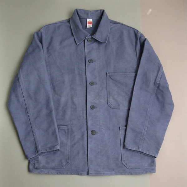 Vintage 70s German Moleskin Work Jacket 1970s Workwear