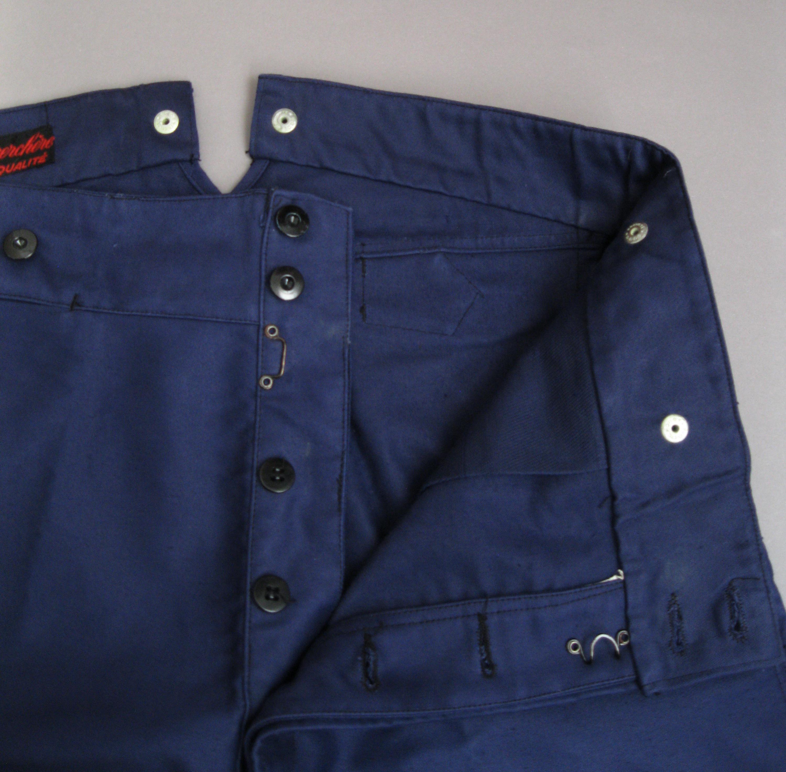 Vintage 50s French Blue Moleskin Work Pants 1950s Workwear - Etsy