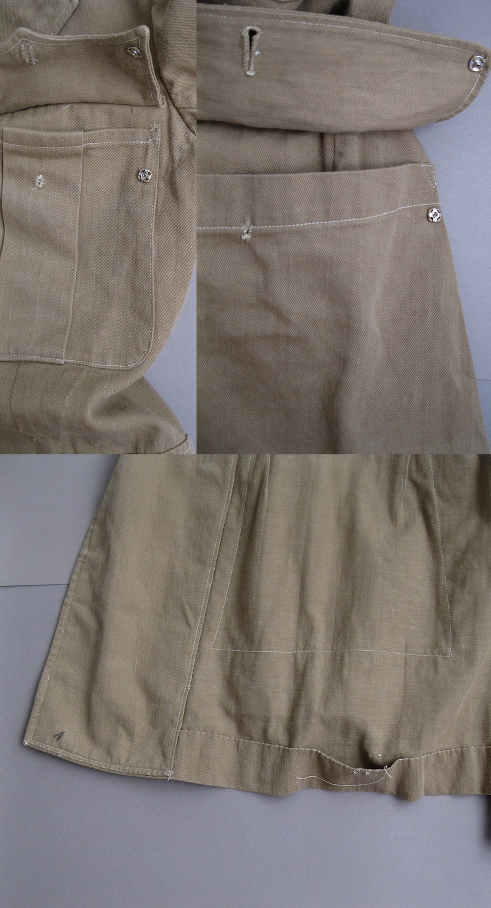 Buy Vintage 40s British Army Khaki Drill Jacket 1940s Army Jacket