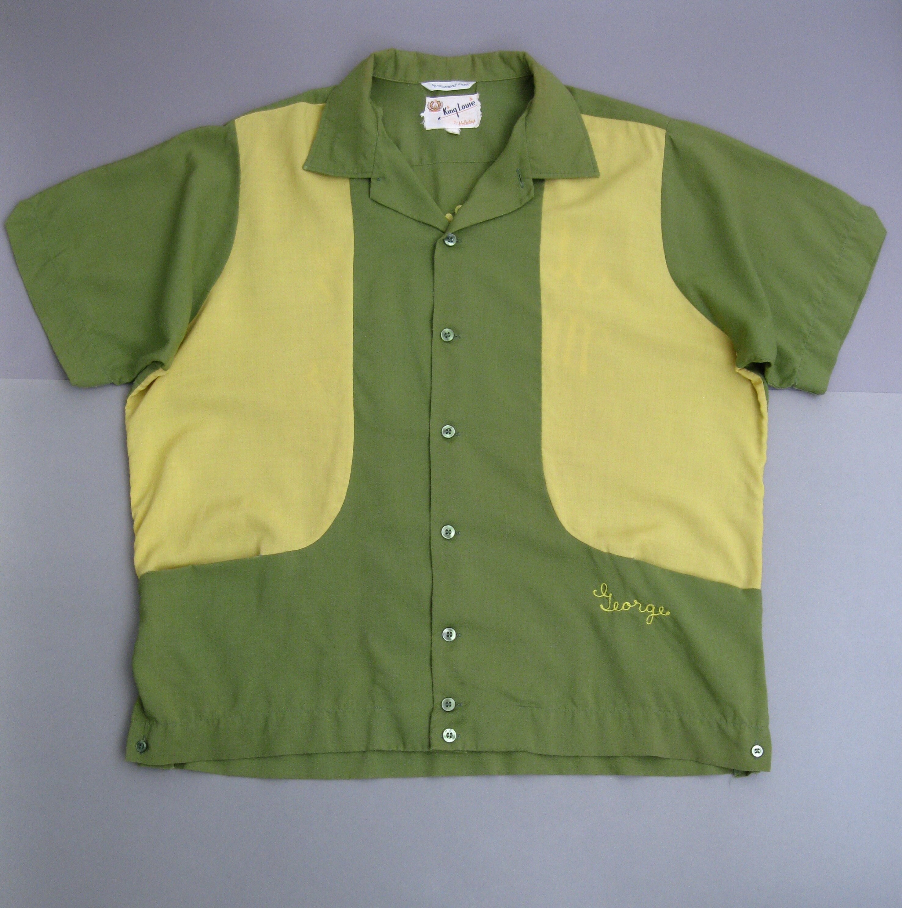 Vintage 50s King Louie Bowling Shirt 1950s Shirt Etsy