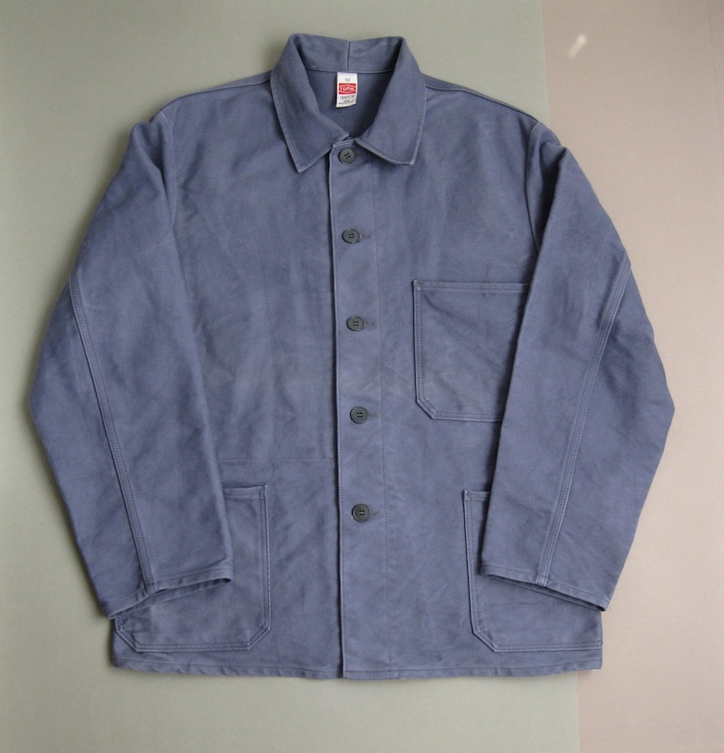 Vintage 70s German Moleskin Work Jacket 1970s Workwear image 1