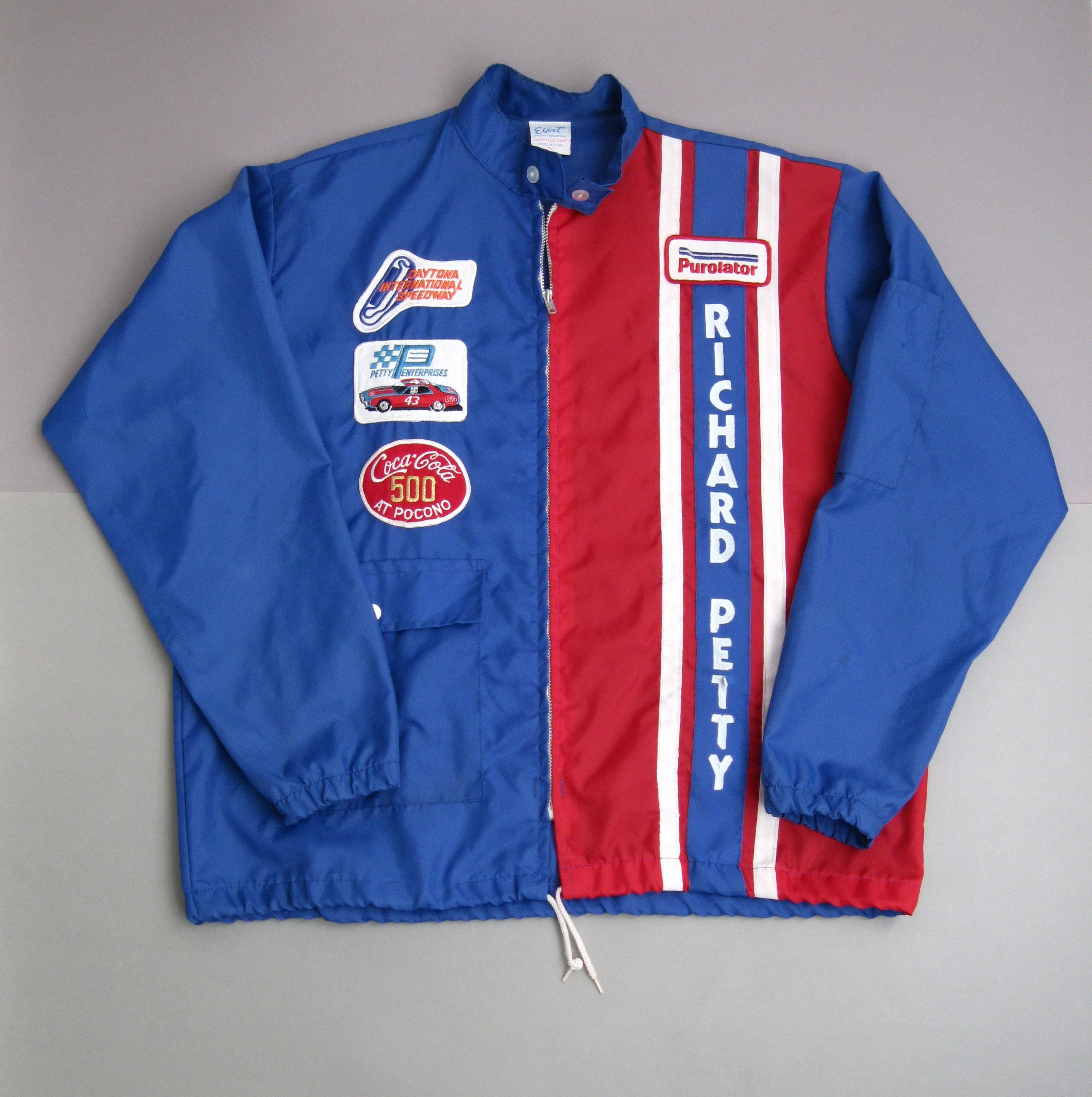 Vintage 80s Nylon Racing Jacket Size L Talon Zipper 1980s - Etsy