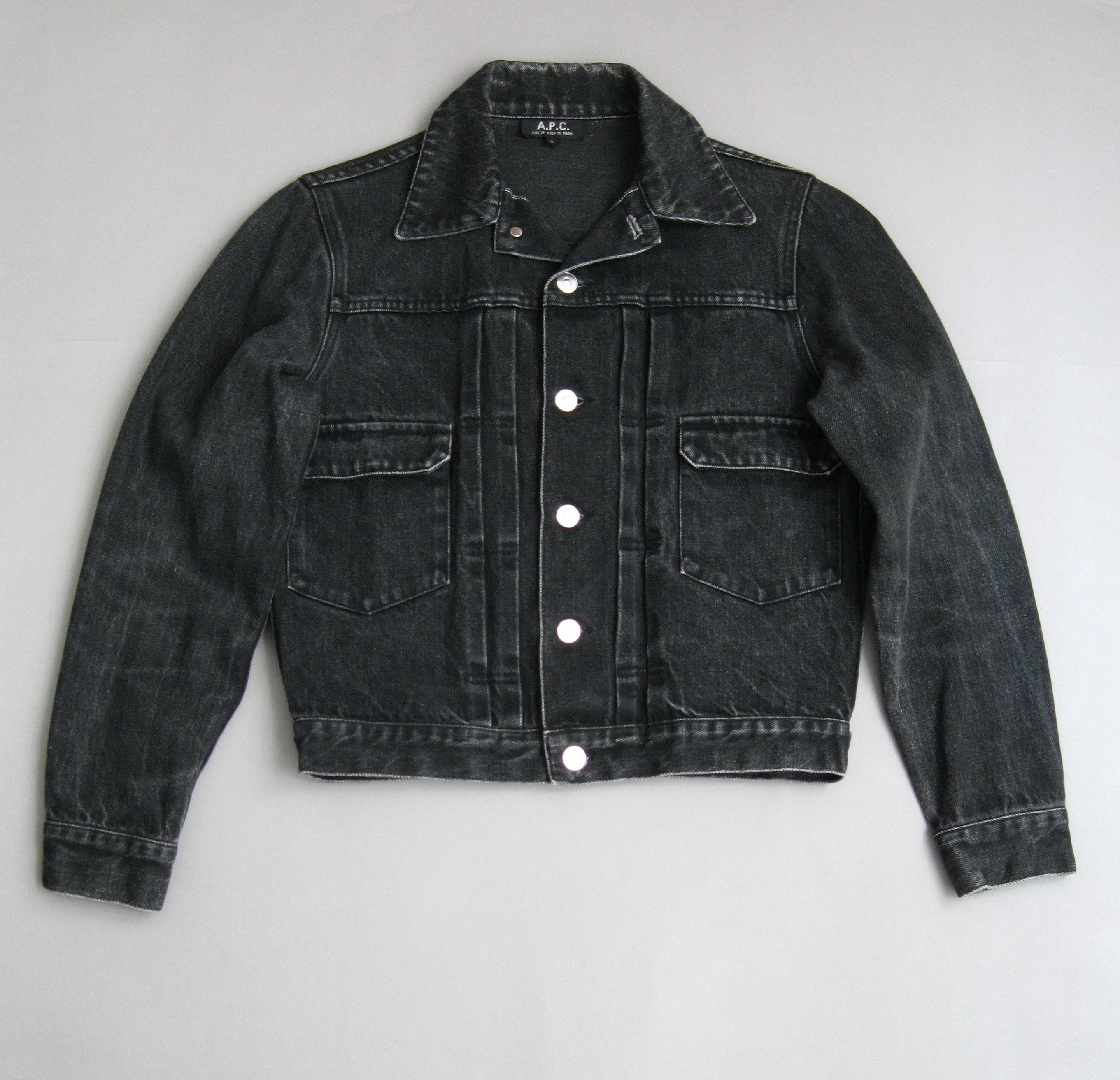 ジャケット・アウター 90s-00s OLD A.P.C. Fur Mods Coat archive Buy Vintage 90s A.P.C Type 2 Denim Jacket 1990s Jacket Online in
