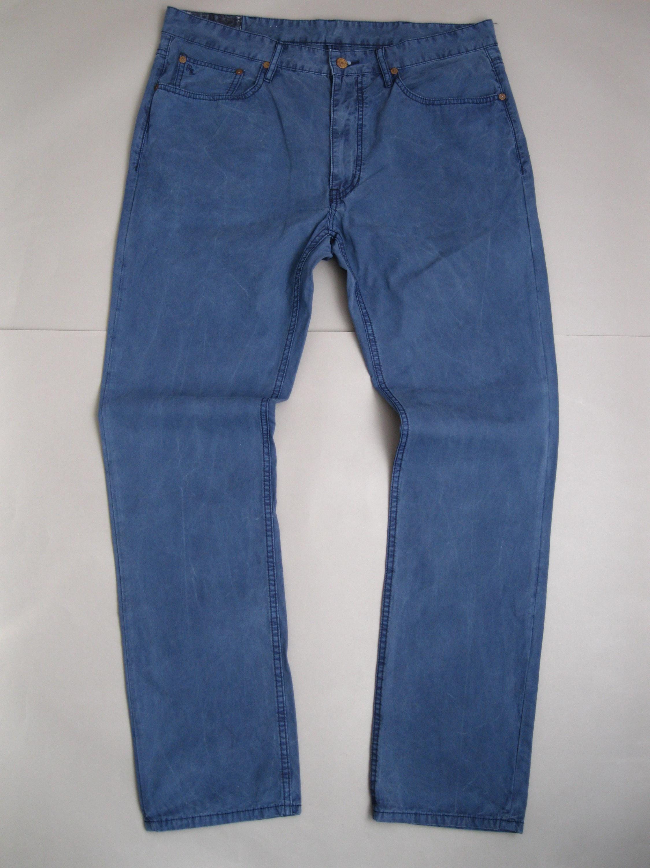 Vintage Polo Ralph Lauren Blue Pants Talon Zipper - Etsy