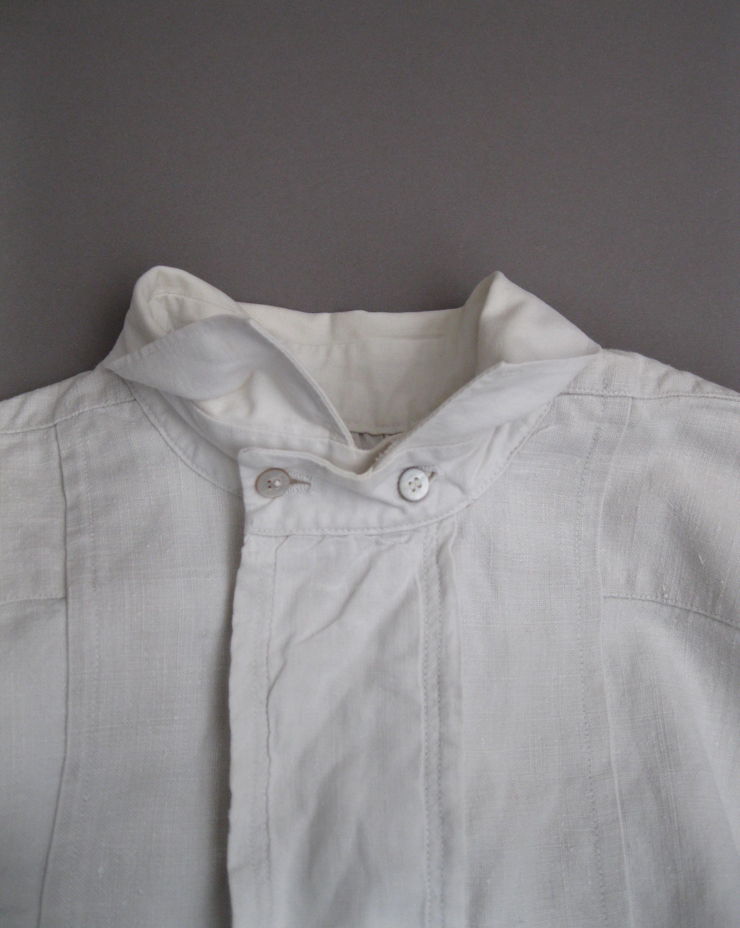 大学 割引 Vintage 1910s Antique French Linen Smock Long Shirt - Etsy トップス