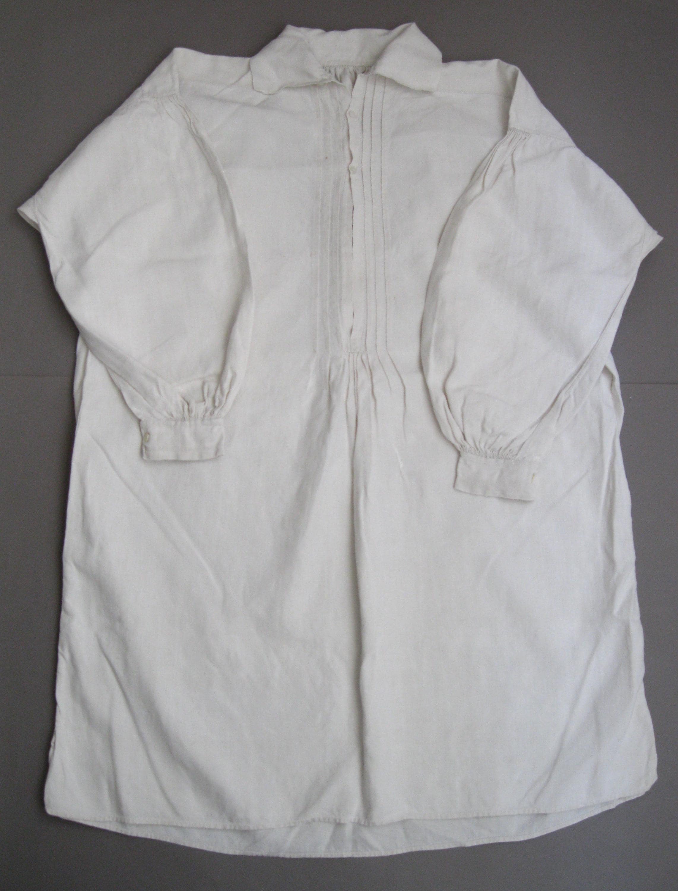 【1900s FRANCE】spun Linen Smock Antique French Linen Smock, 19th Century Workwear Chemise - Etsy UK