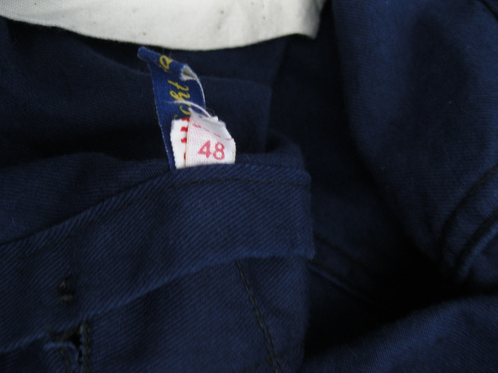 Denim Work Pants Vintage Blue
