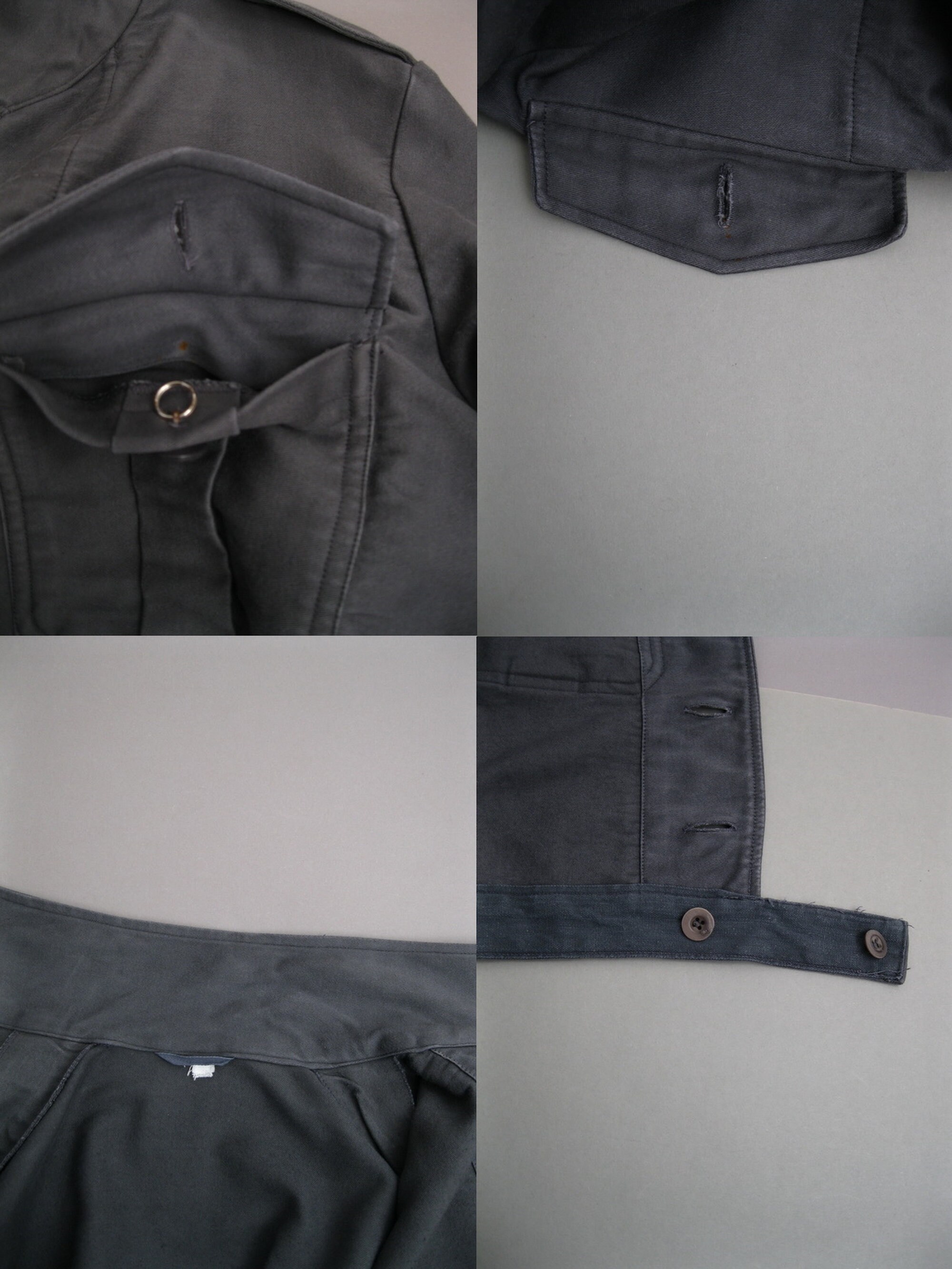 ジャケット・アウター 1960s french vintage light moleskine DEAD STOCK】60s French Work Vintage Moleskin Coverall Jacket