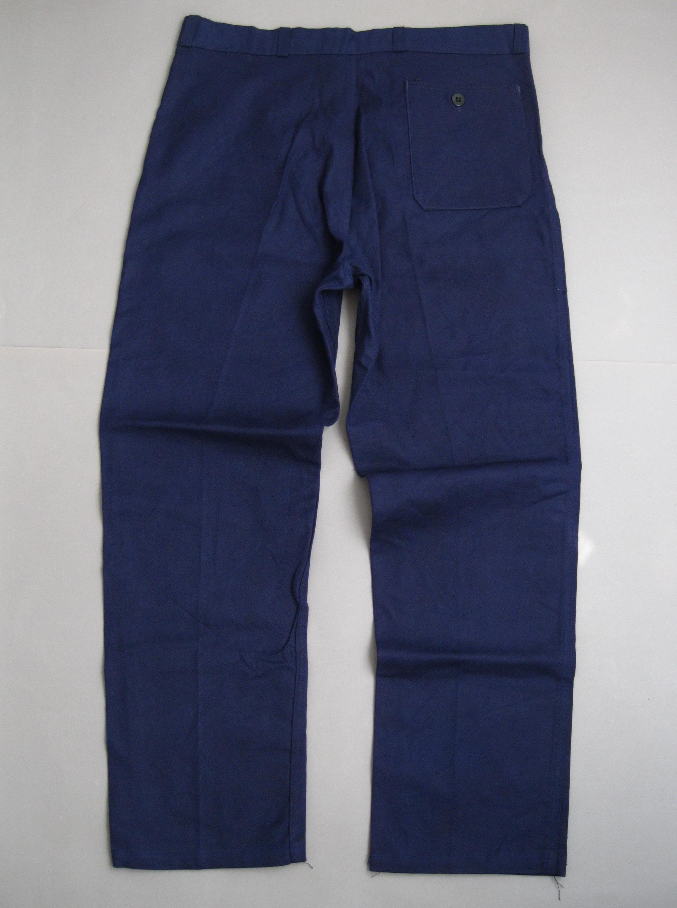 Vintage 60s French Blue Work Pants 1960s Workwear - Etsy