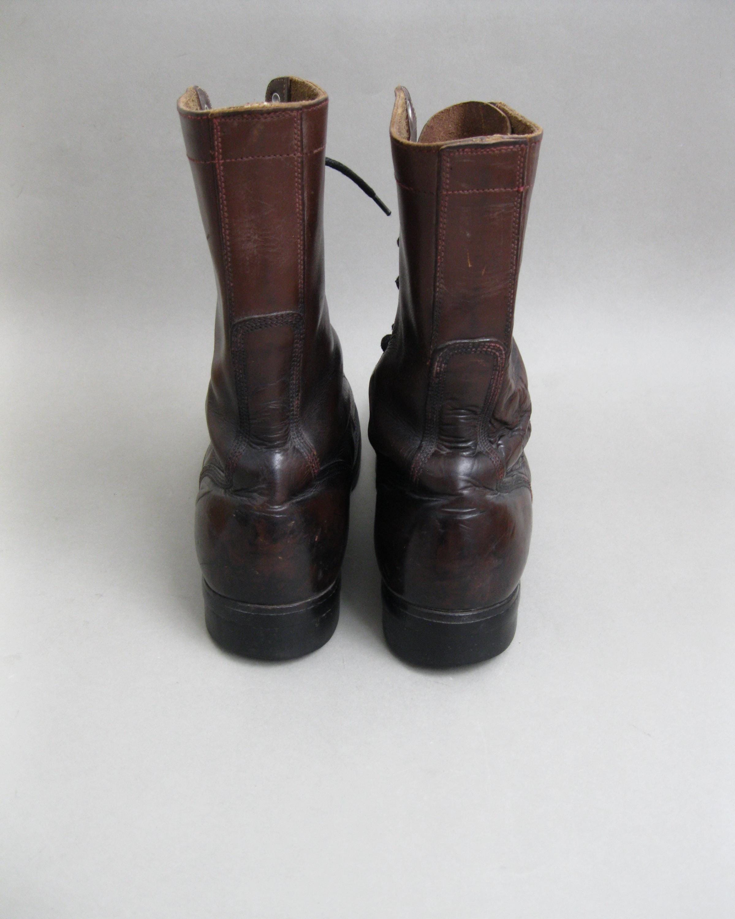Vintage 50s US Army Boots Size 10 1950s - Etsy
