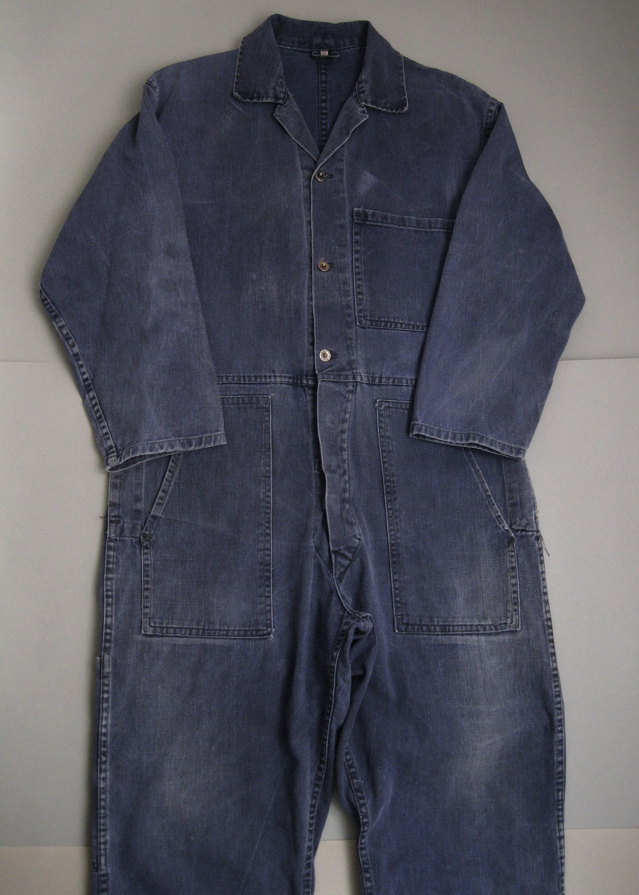 ジャケット・アウター 50's Aldens Vintage Coveralls Vintage 1950s Coverall Chain Stitched Yellow | eBay