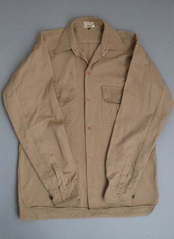 Vintage 1930s Work Shirt Vintage European Work Shi