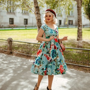 1940s plus size dresses uk clearance
