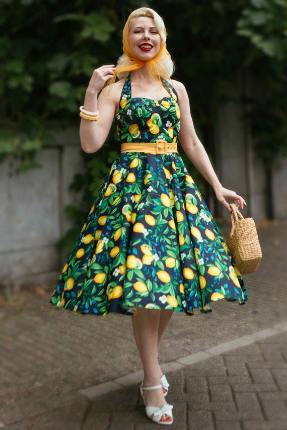 blue dress for baby girl Black Lemon Kitty main image 0