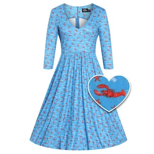 Blue Lobster Dress - Etsy Canada