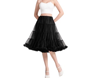 Fluffy Black Petticoat