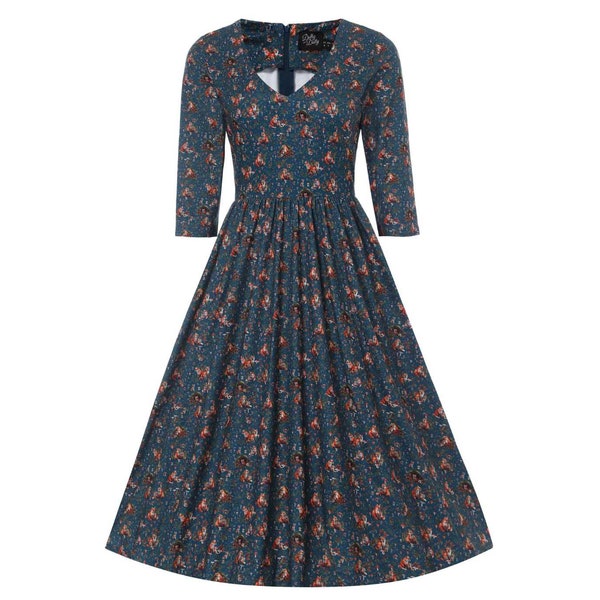 Billie Fox Den Print Dress