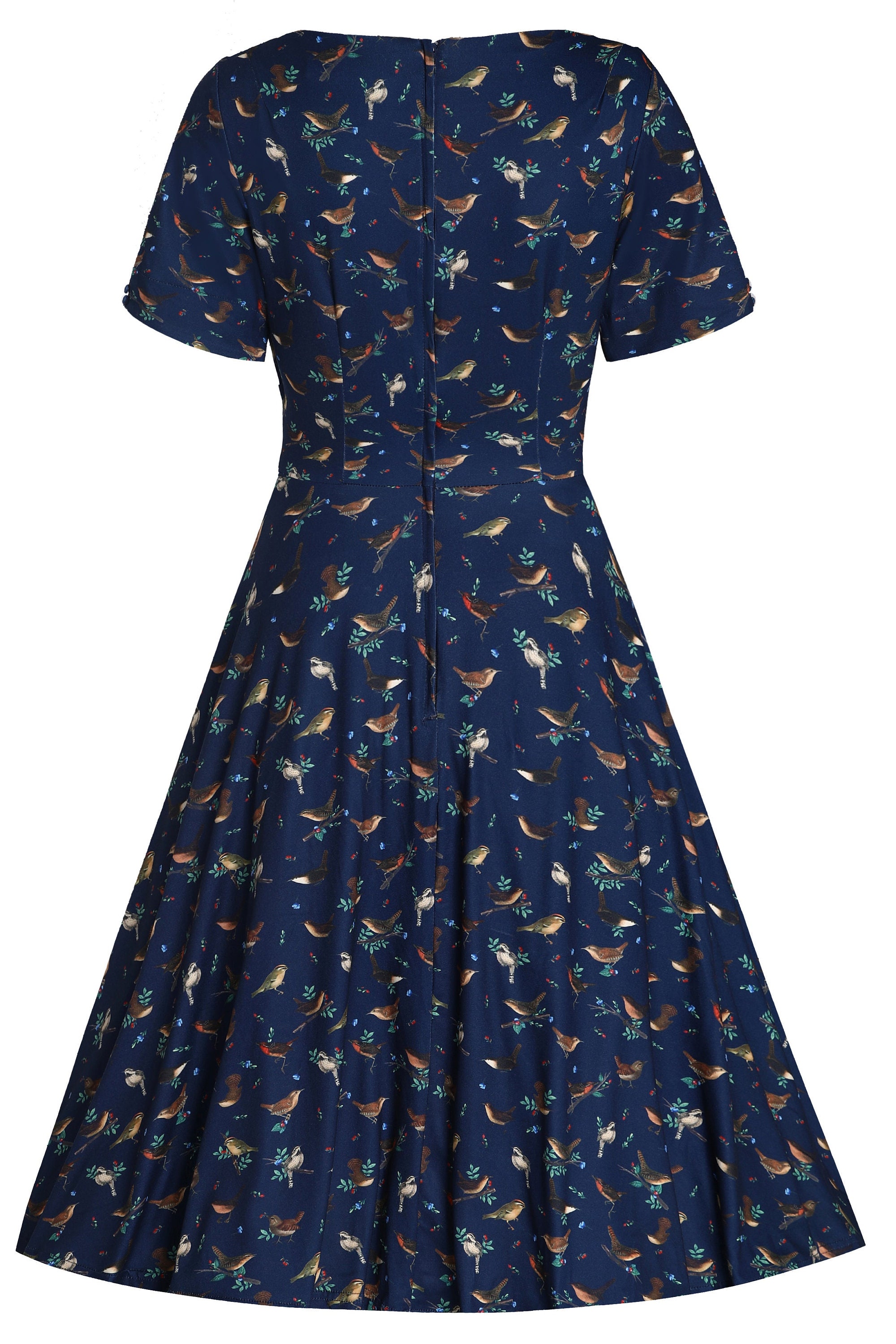 blue bird print dress THE 'BONITA' STUNNING FLORAL AND BIRD PRINT DRESS IN EMERALD AND BLUE FROM  OUR EXCLUSIVE SPANISH RANGE