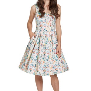Amanda Hot Air Balloon Festival Swing Dress - Etsy