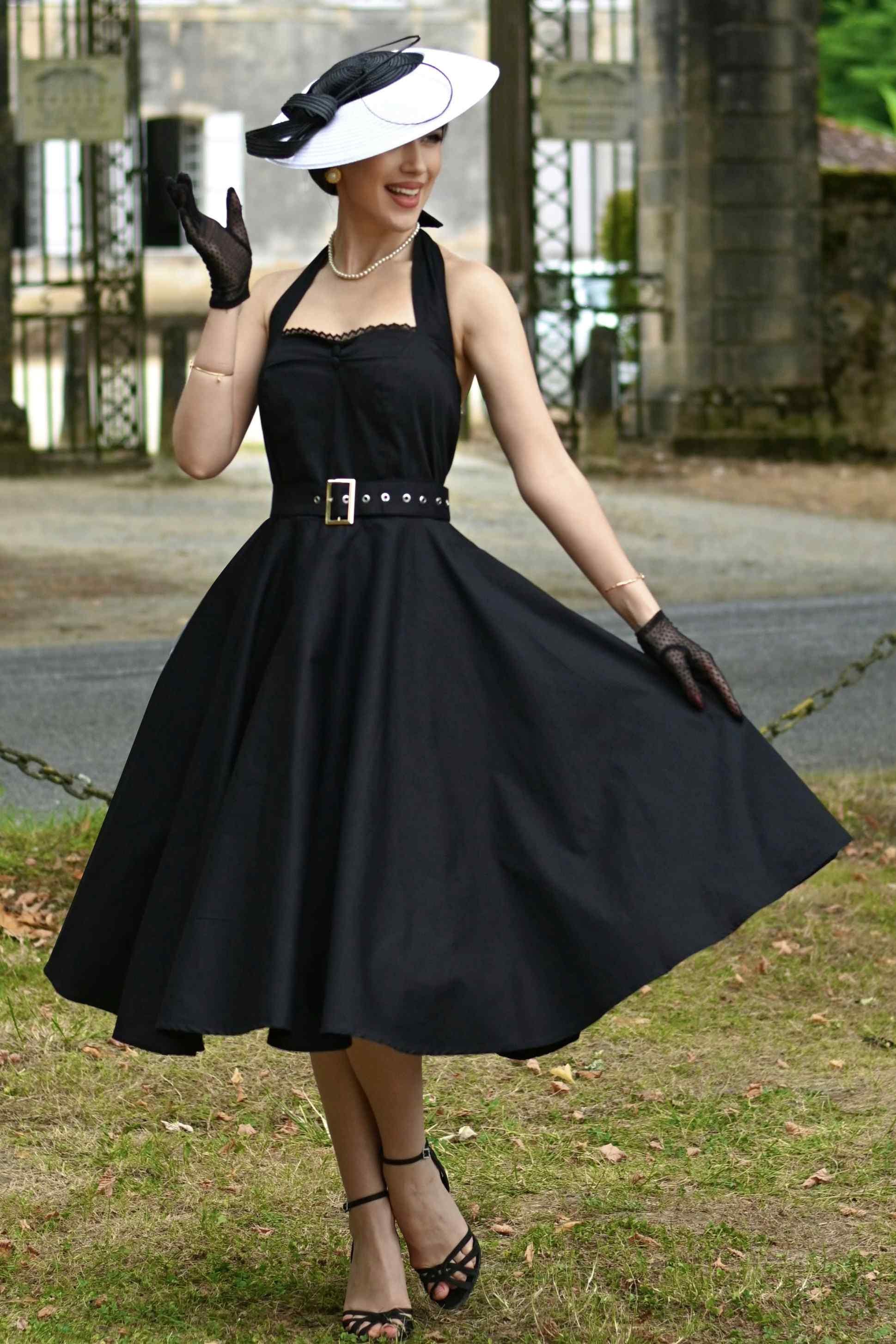 american apparel black halter dress Peggy main image 0