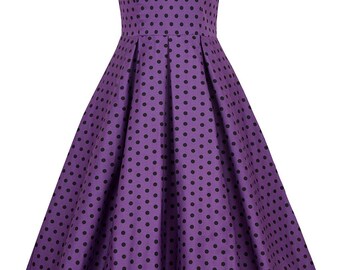 strapless open back dress Velvet Trim Polka Dot Mini Dress Medium main image 1