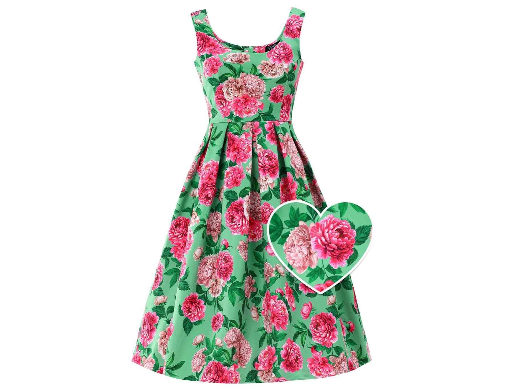mint green and pink dress Sal & Pimenta Girls Mint Green Seersucker Dress - Embroidered Bows Collar