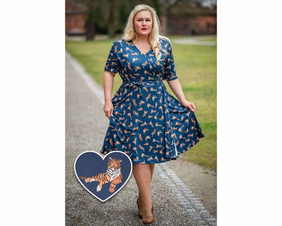 blue tiger print dress Blue Tiger Print Dress at Best Price in UAE