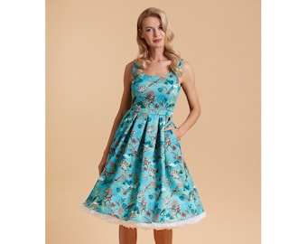 Amanda Dinosaur Swing Dress