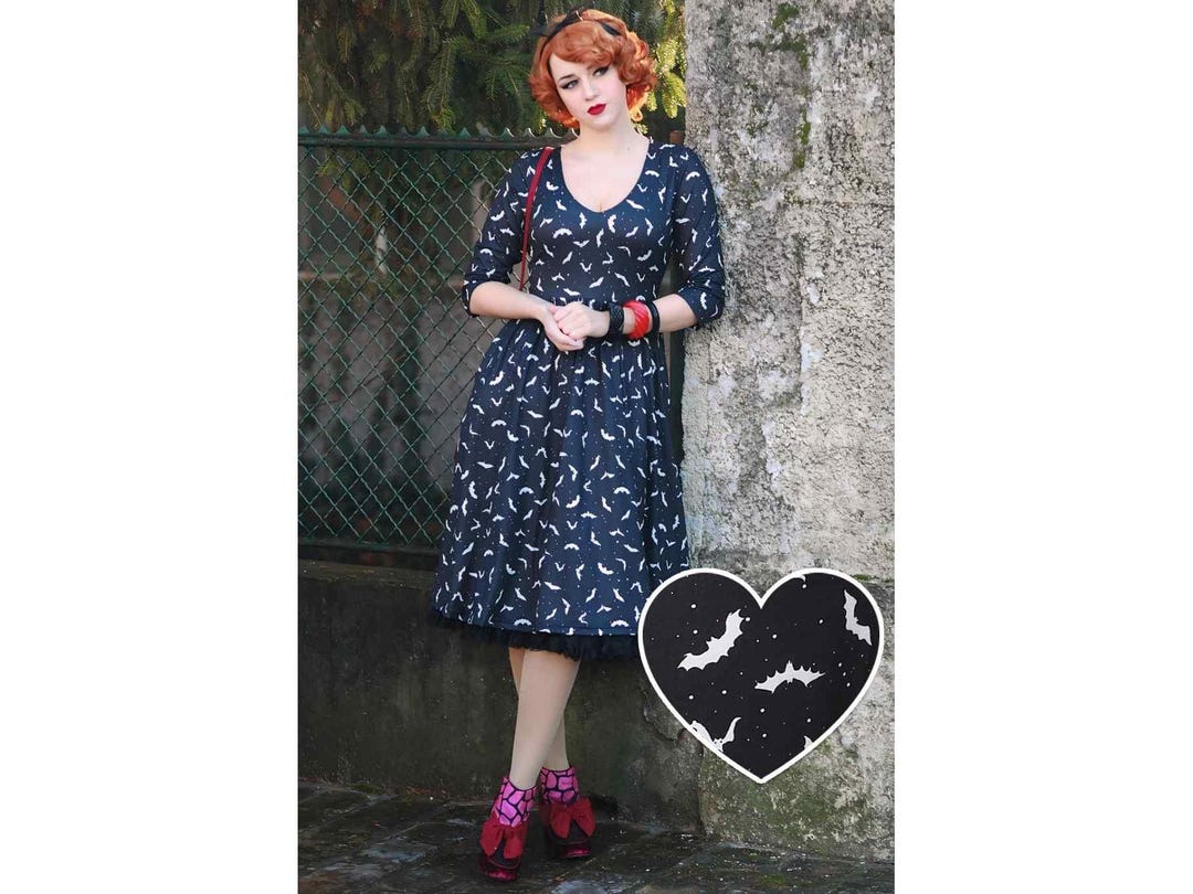 HASASERIES HS1003 Solid Bat Dress