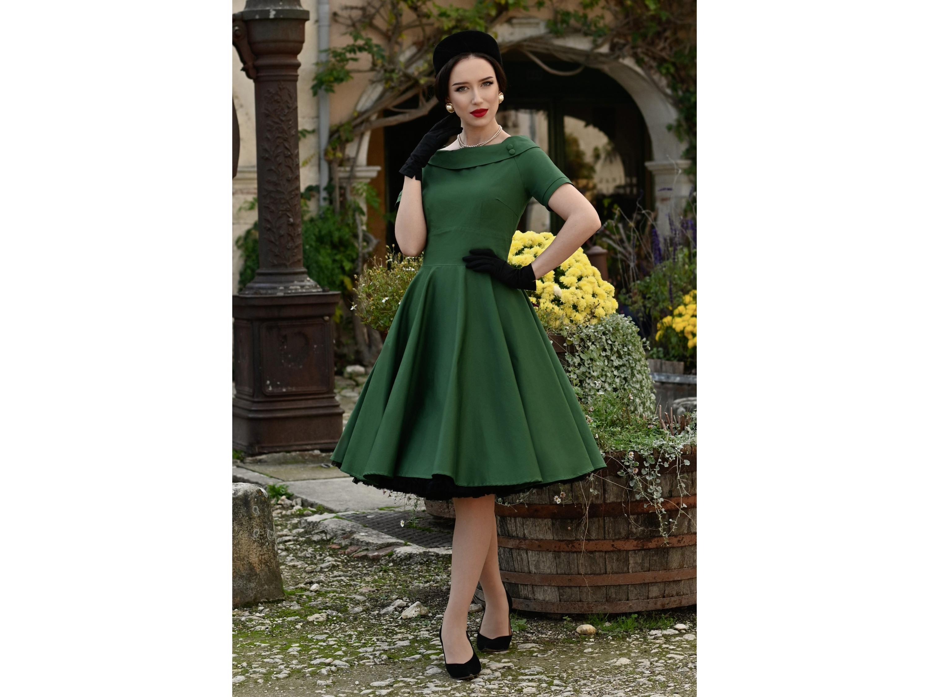 Green Circle Dress - Etsy Canada