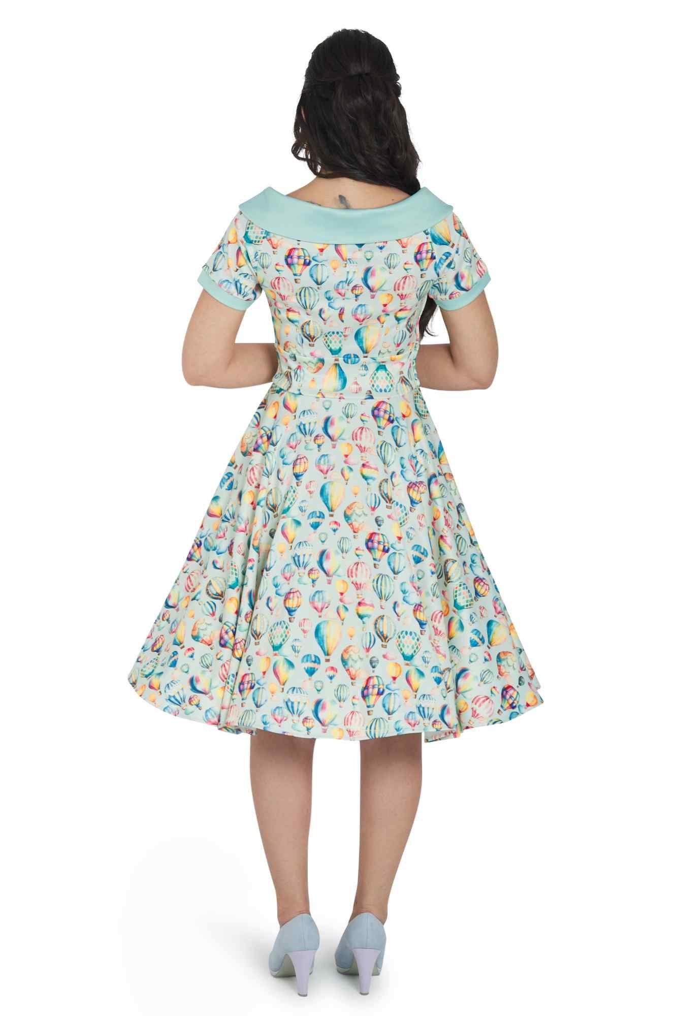 Darlene Hot Air Balloon Swing Dress - Etsy