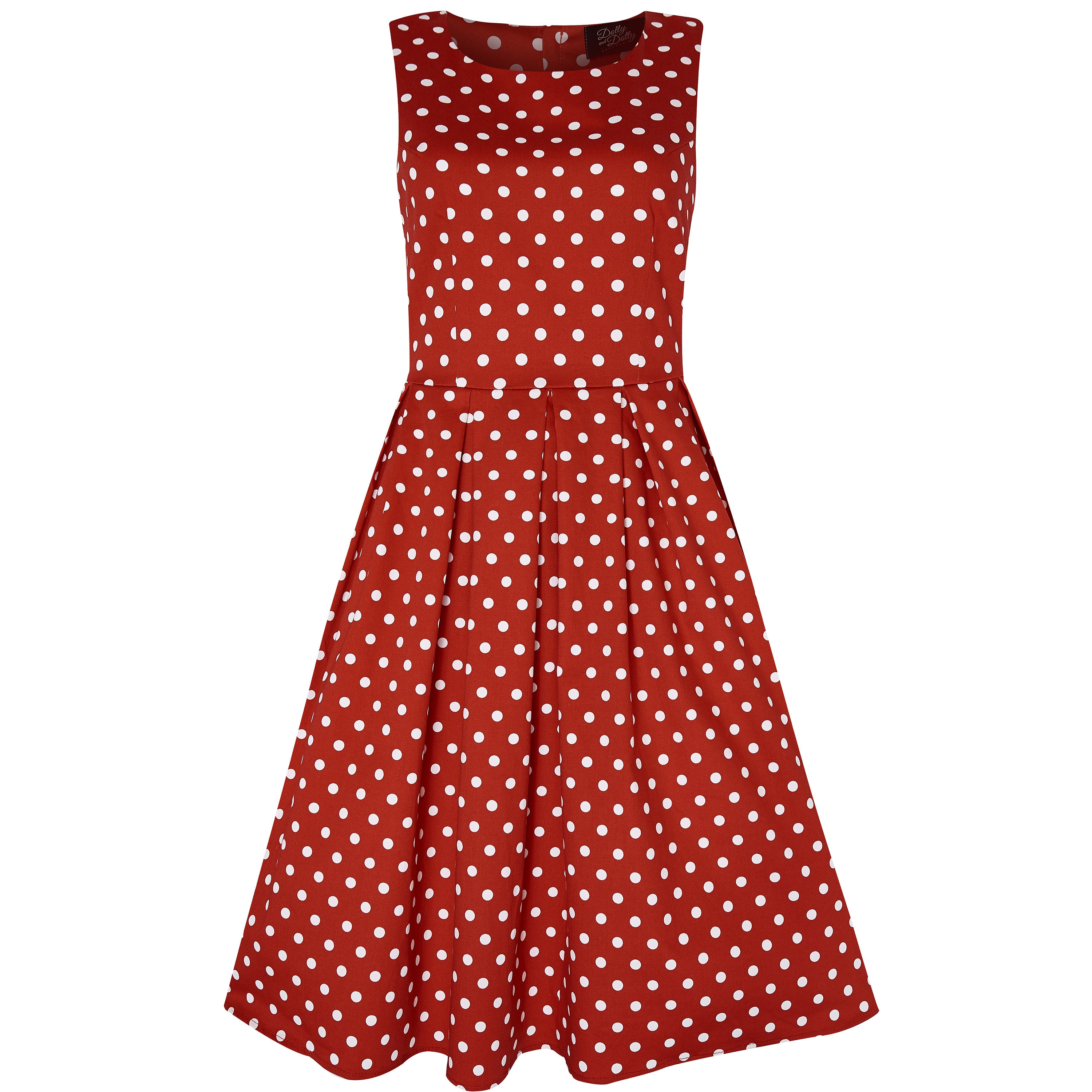 Lola Stylish 50's Retro Swing Dress in Red | Etsy