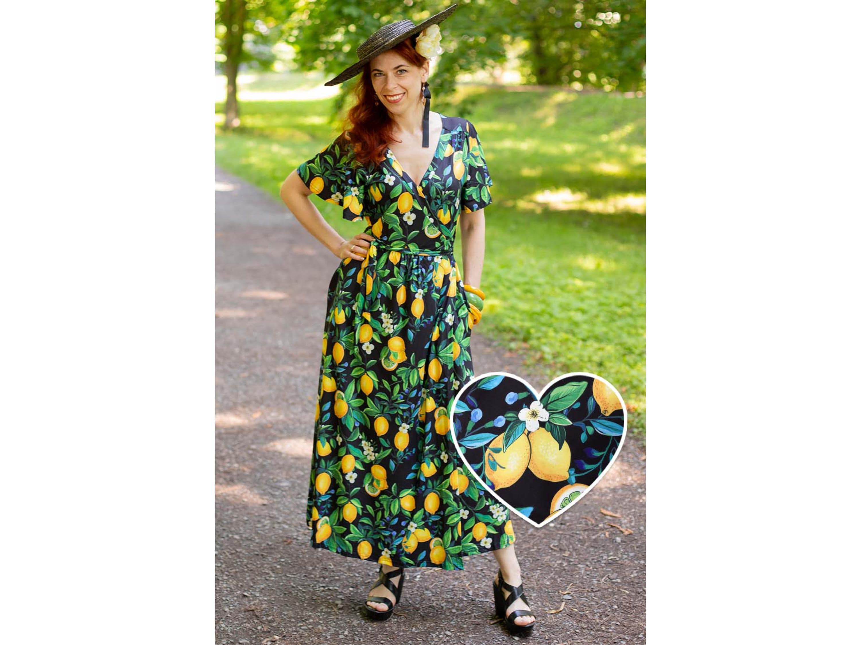 Lemon Maxi Dress - Etsy UK