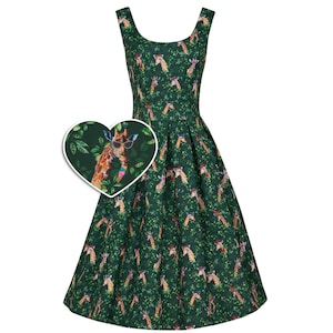 Amanda Green Giraffe Swing Dress