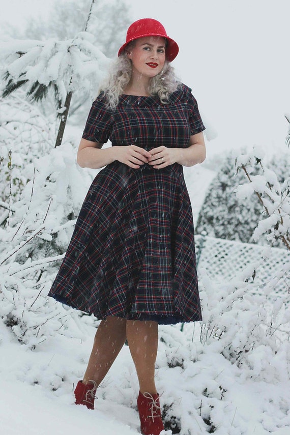 Red tartan dress uk hotsell