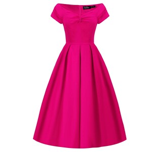 hot pink off the shoulder midi dress Off Shoulder Dresses Fuchsia Women Sleevless Sexy Bodycon Midi Dress Evening Cocktail Party Outfits