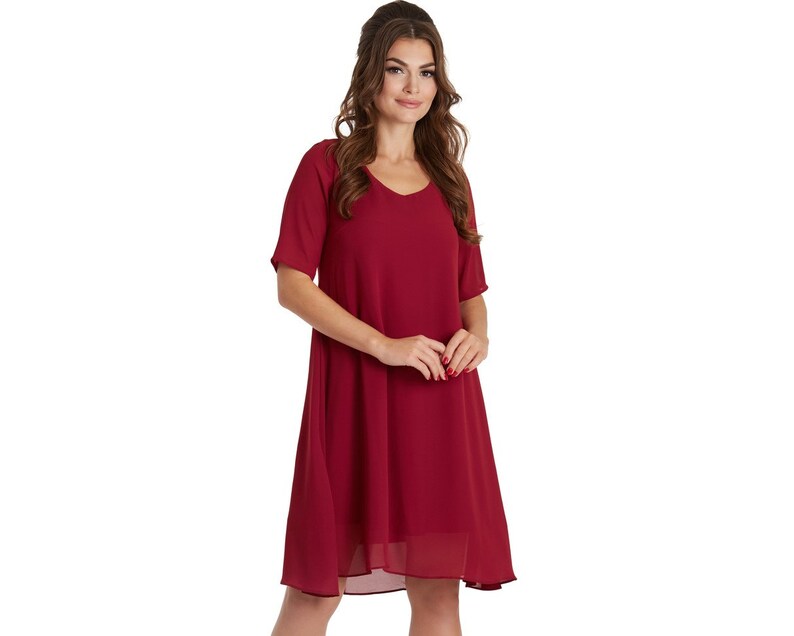 amazon prime burgundy dress