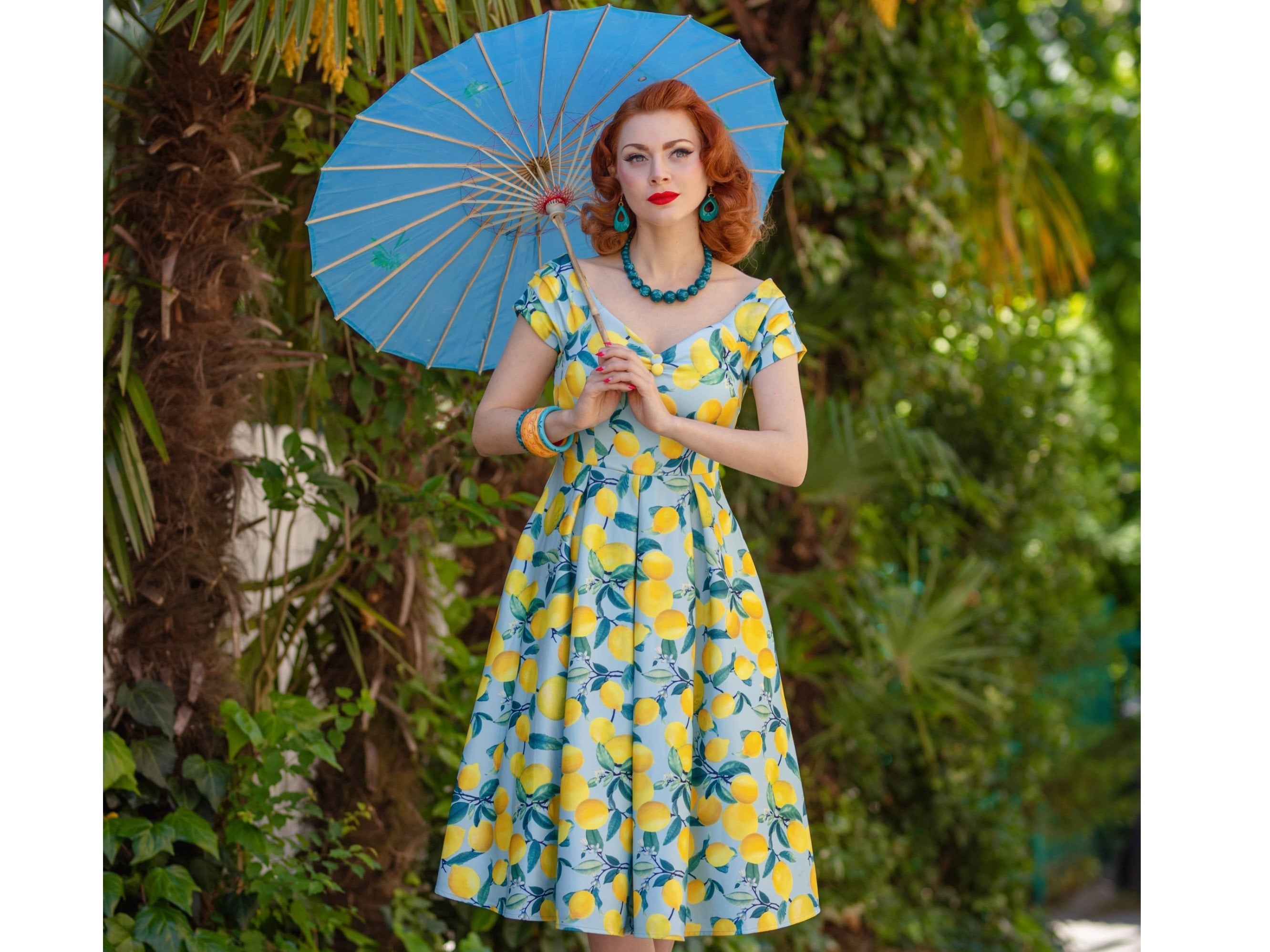 blue island lemon dress Lemon Striped Maxi Dress 10