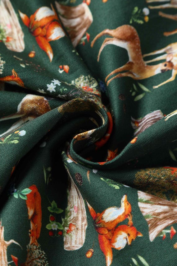 Penelope Dark Green Woodland Shirt Dress - Etsy Penelope Dark Green Woodland Shirt Dress - Etsy