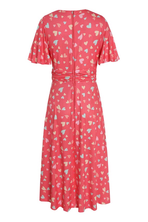 coral casual dress Rowan Frill Mini Dress - Coral