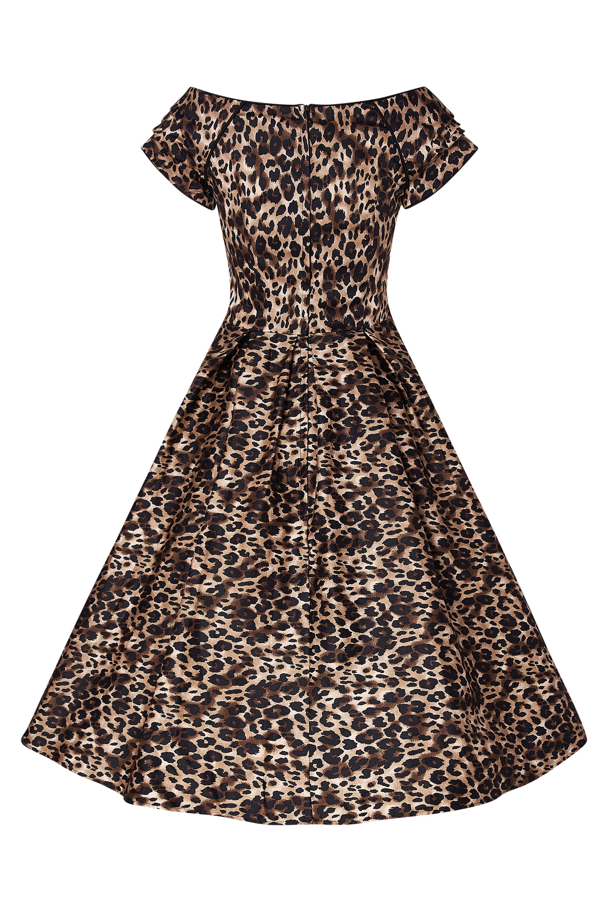 Leopard Print off Shoulder Dress | Etsy