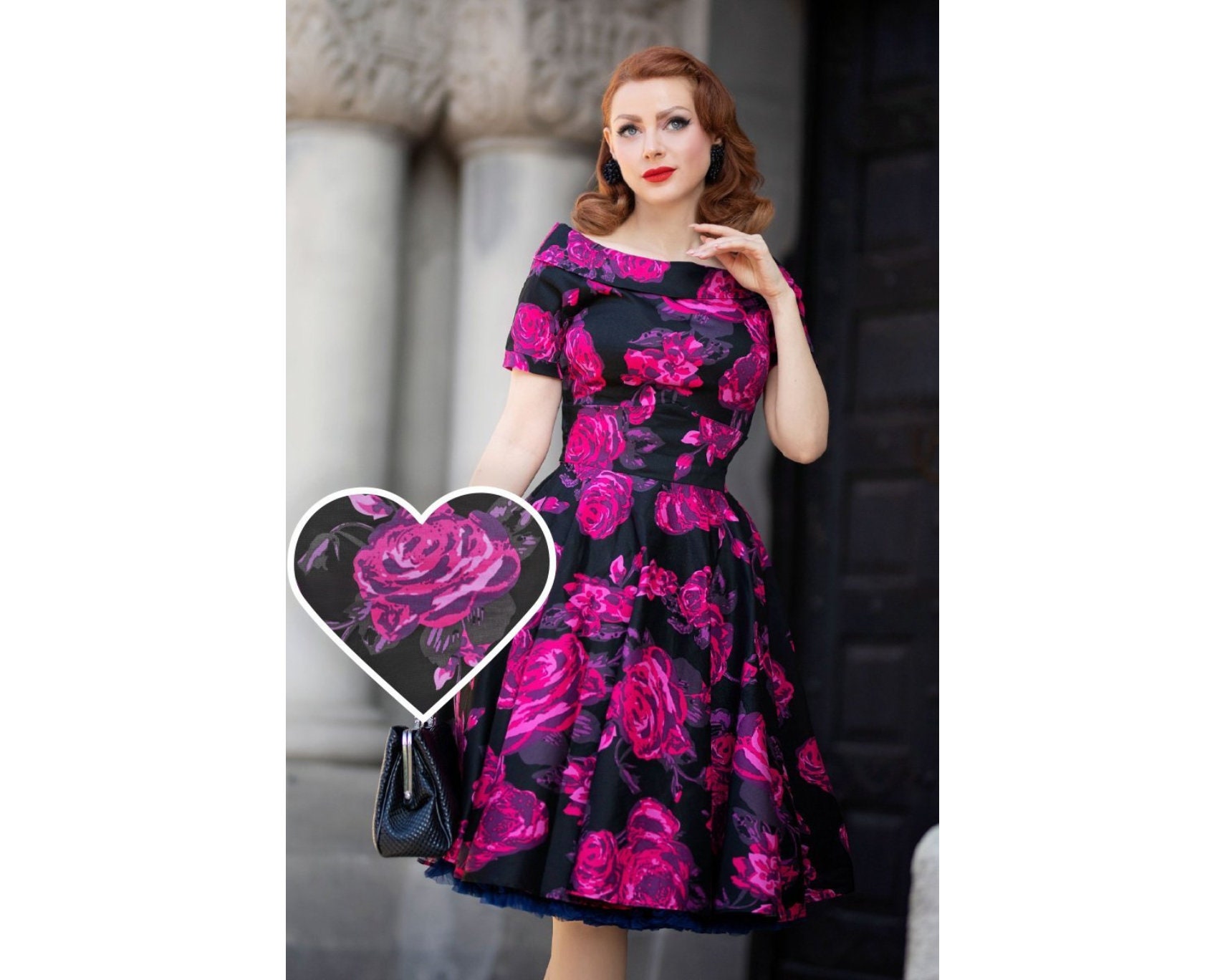 open lace back dress Boho Chic Crew Neck Midi Dress with Floral Embroidery main image 0