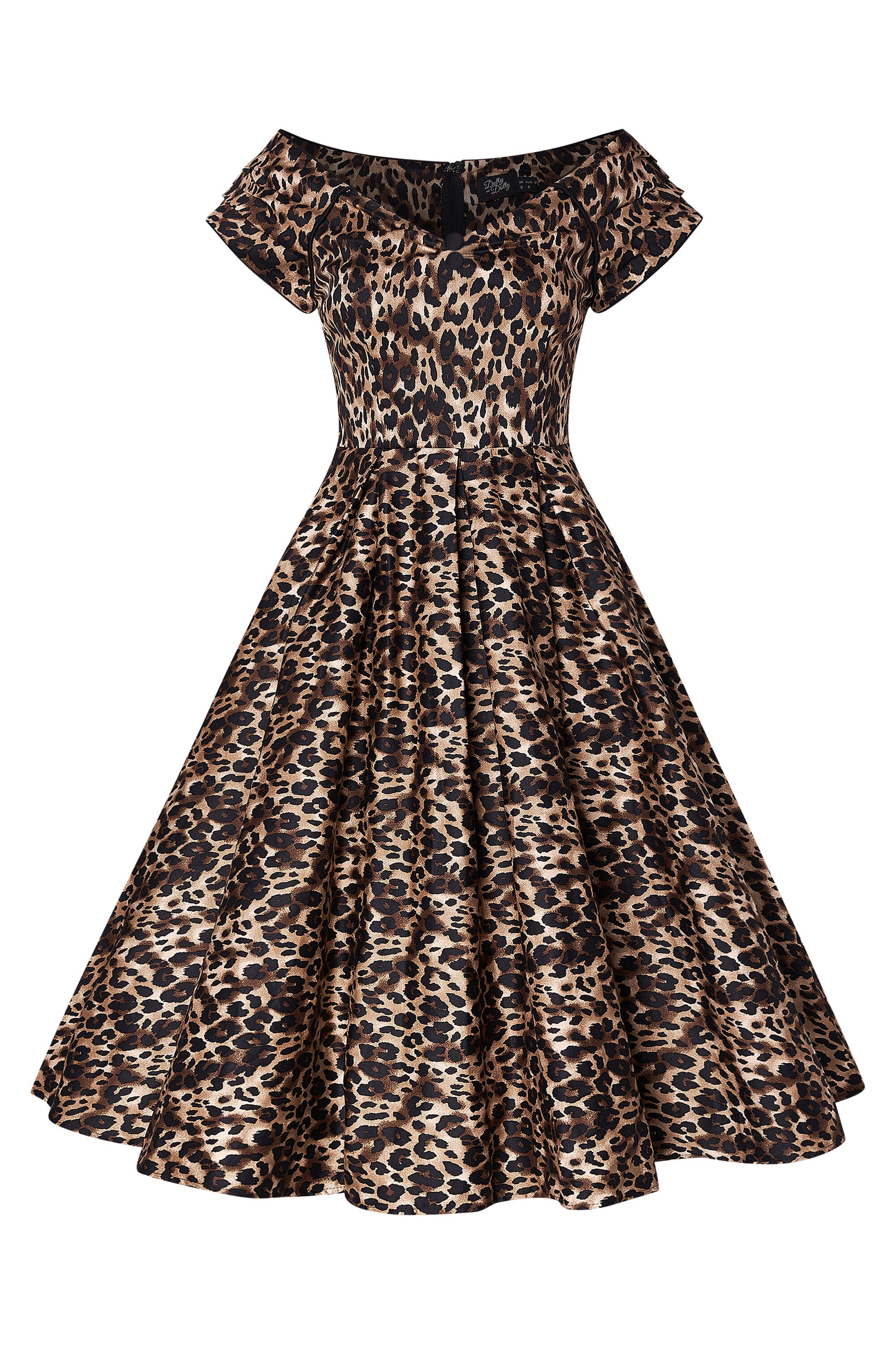 Leopard Print off Shoulder Dress | Etsy