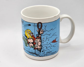 Racketball Mug Vintage Gary Patterson 'Nice Try' Made In Japan