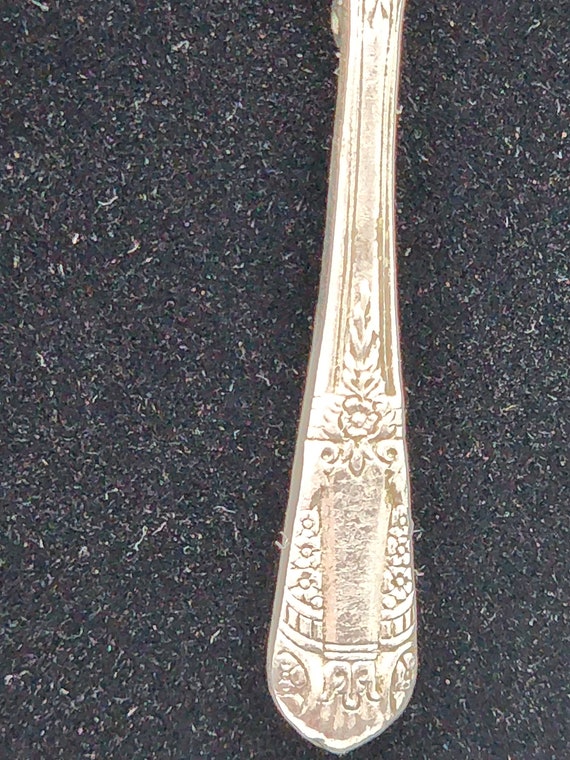 Vintage OB Sterling Miniature Spoon Brooch Pin - image 5